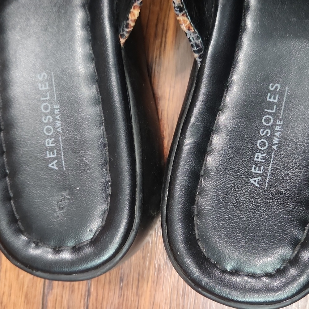 Aerosoles Wanza Wesge Lug Sole Slip On Sandals - Picture 3 of 5